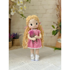 Crochet amigurumi doll