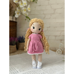 Crochet amigurumi doll