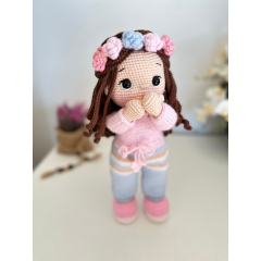 Crochet Flower Doll