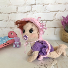 Crochet handmade baby girl