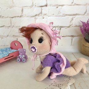 Crochet handmade baby girl