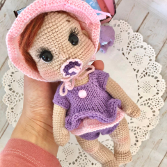 Crochet handmade baby girl