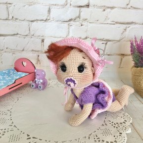 Crochet handmade baby girl