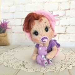 Crochet handmade baby girl