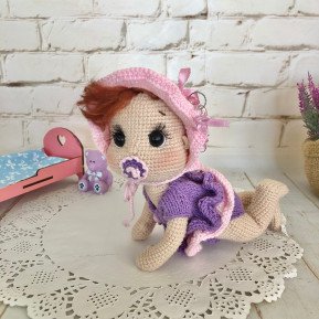 Crochet handmade baby girl