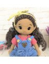 Handmade doll with hand knitted clothes