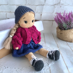 Crochet Blonde Doll