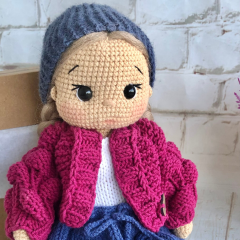 Crochet Blonde Doll