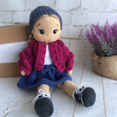 Crochet Blonde Doll