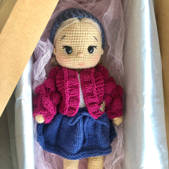 Crochet Blonde Doll