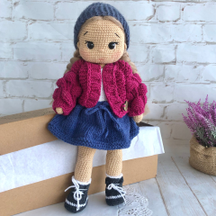 Crochet Blonde Doll