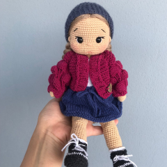 Crochet Blonde Doll