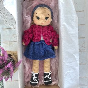 Crochet Blonde Doll