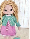 Crochet Curly Hair Blonde Doll