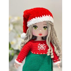 Crocheted Christmas doll