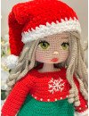 Crocheted Christmas doll