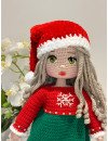 Crocheted Christmas doll