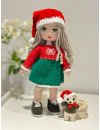 Crocheted Christmas doll