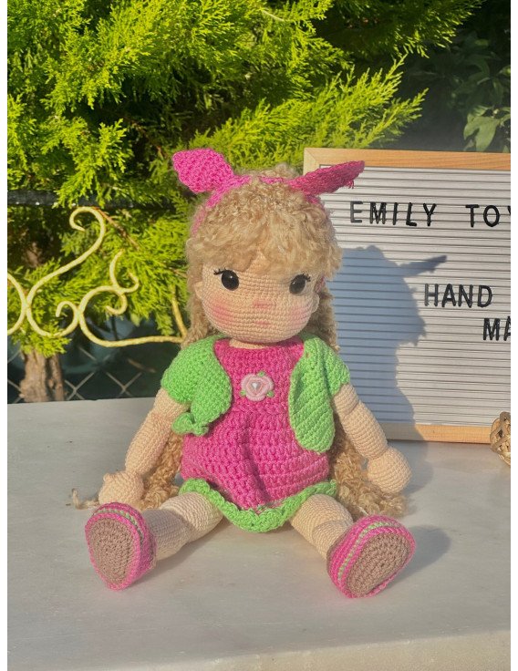 Crochet waldorf doll