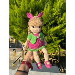 Crochet waldorf doll