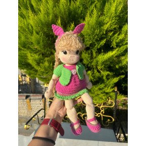 Crochet waldorf doll