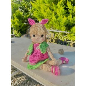 Crochet waldorf doll