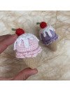 Crochet ice cream cone