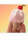 Crochet ice cream cone