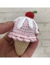 Crochet ice cream cone