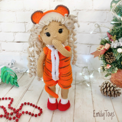 Croșetat păpușă Tiger Doll