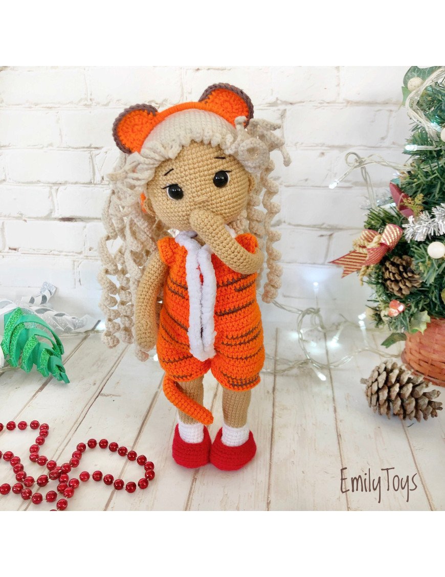 Crochet Tiger Doll