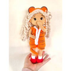 Croșetat păpușă Tiger Doll