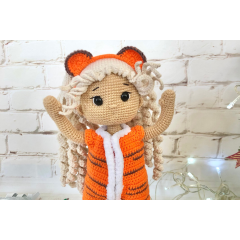 Croșetat păpușă Tiger Doll