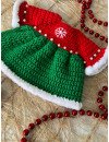 Crochet Christmas outfit for doll