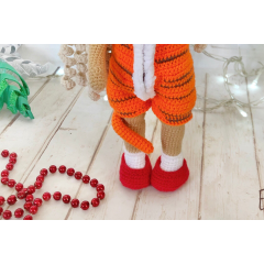 Crochet Christmas outfit for doll