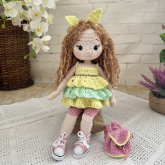 Crochet doll for sale