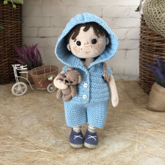 Crochet boy doll