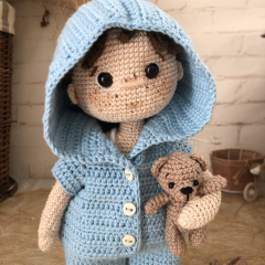 Crochet boy doll