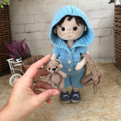 Crochet boy doll