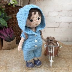 Crochet boy doll