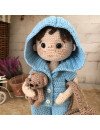 Crochet boy doll