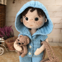 Crochet boy doll