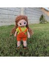 Custom Crochet Doll with Curly Hair