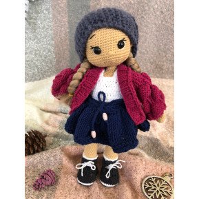 Meet Your New BFF! Customizable Crochet Blonde Doll