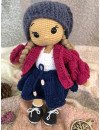 Meet Your New BFF! Customizable Crochet Blonde Doll
