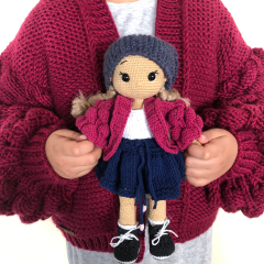 Meet Your New BFF! Customizable Crochet Blonde Doll