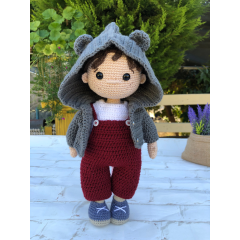 Muñeca amigurumi de ganchillo