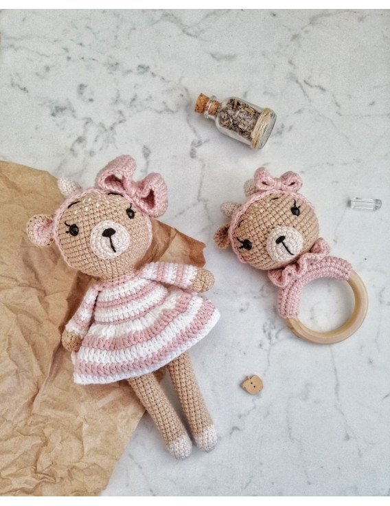 Deer Crochet Baby Set